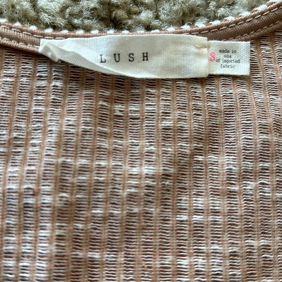 Brown and White Striped Top - Picture 3 of 4